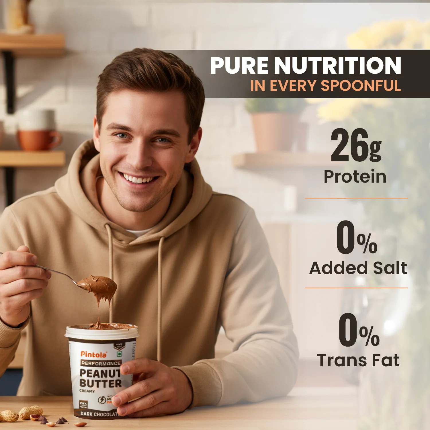Dark Chocolate Performance Peanut Butter - Image 3
