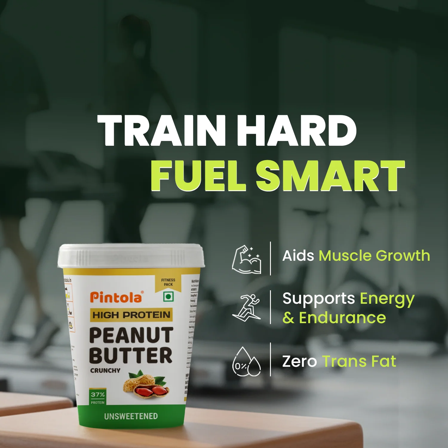 High Protein All Natural Unsweetened Peanut Butter - Image 4