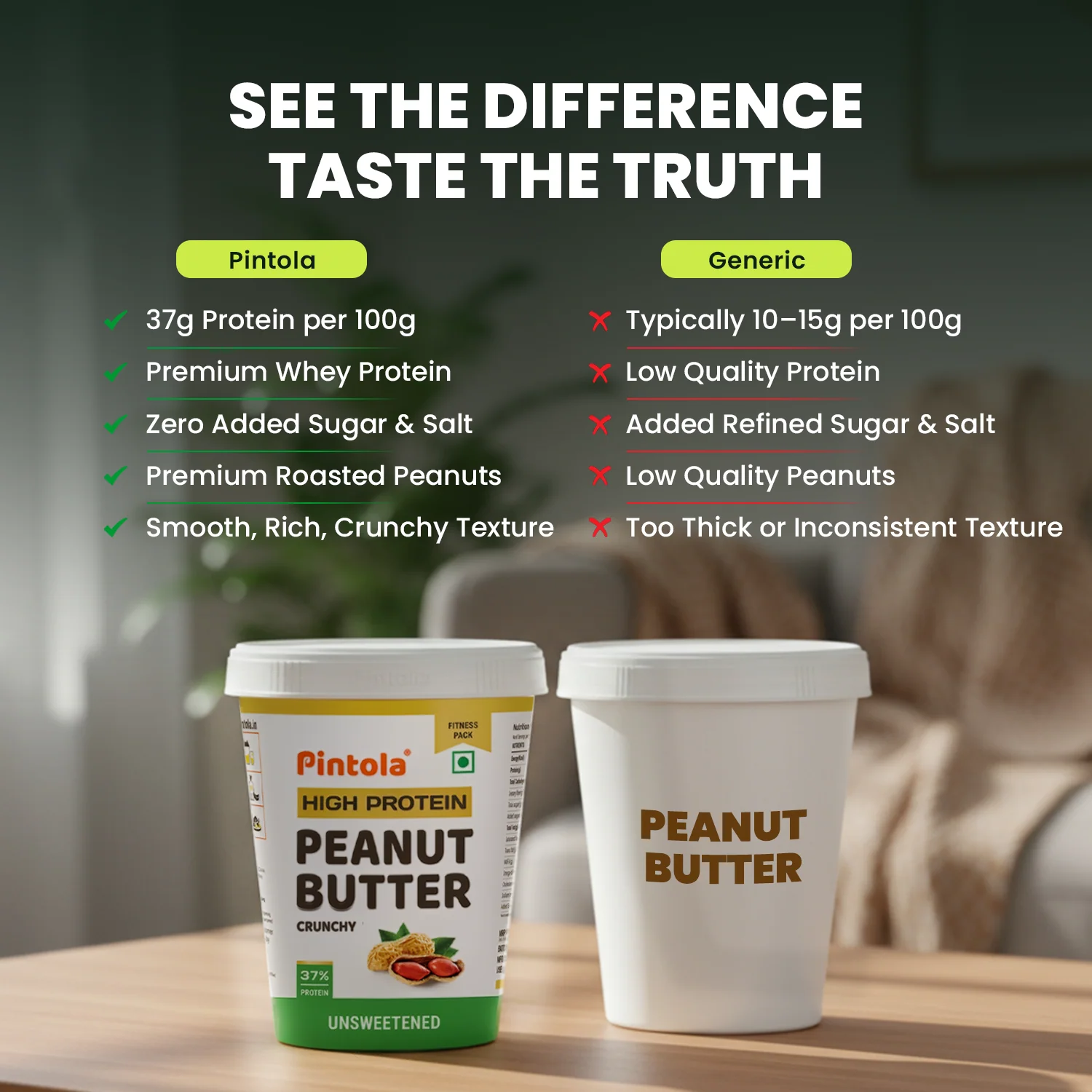 High Protein All Natural Unsweetened Peanut Butter - Image 6