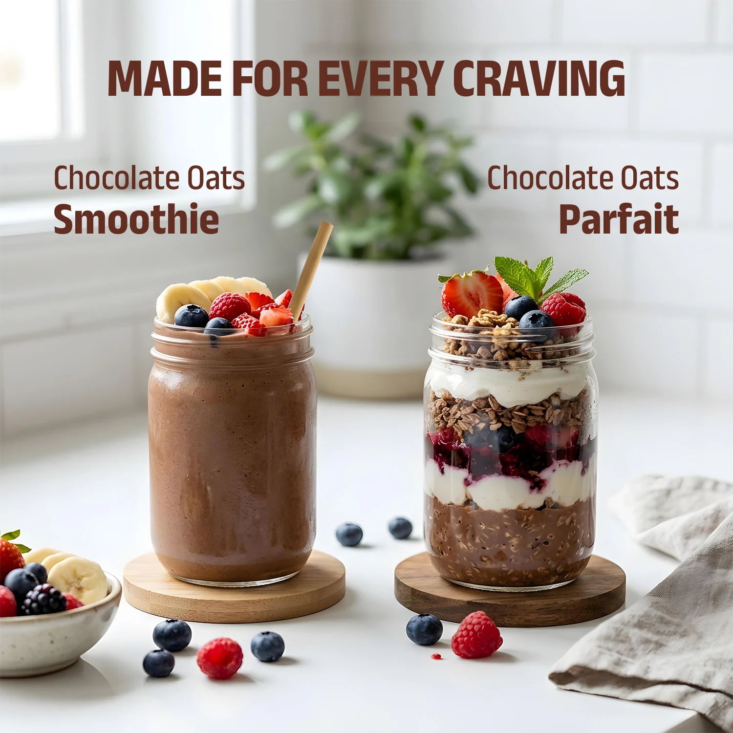High Protein Dark Chocolate Oats - Image 9