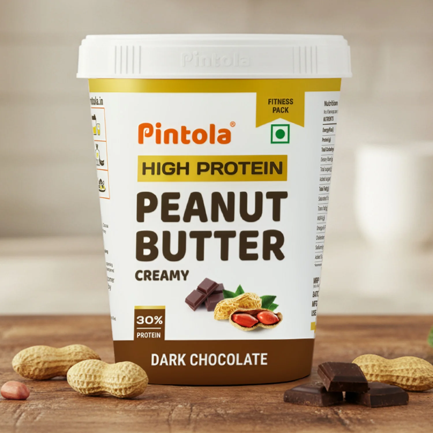 High Protein Dark Chocolate Peanut Butter - Image 3