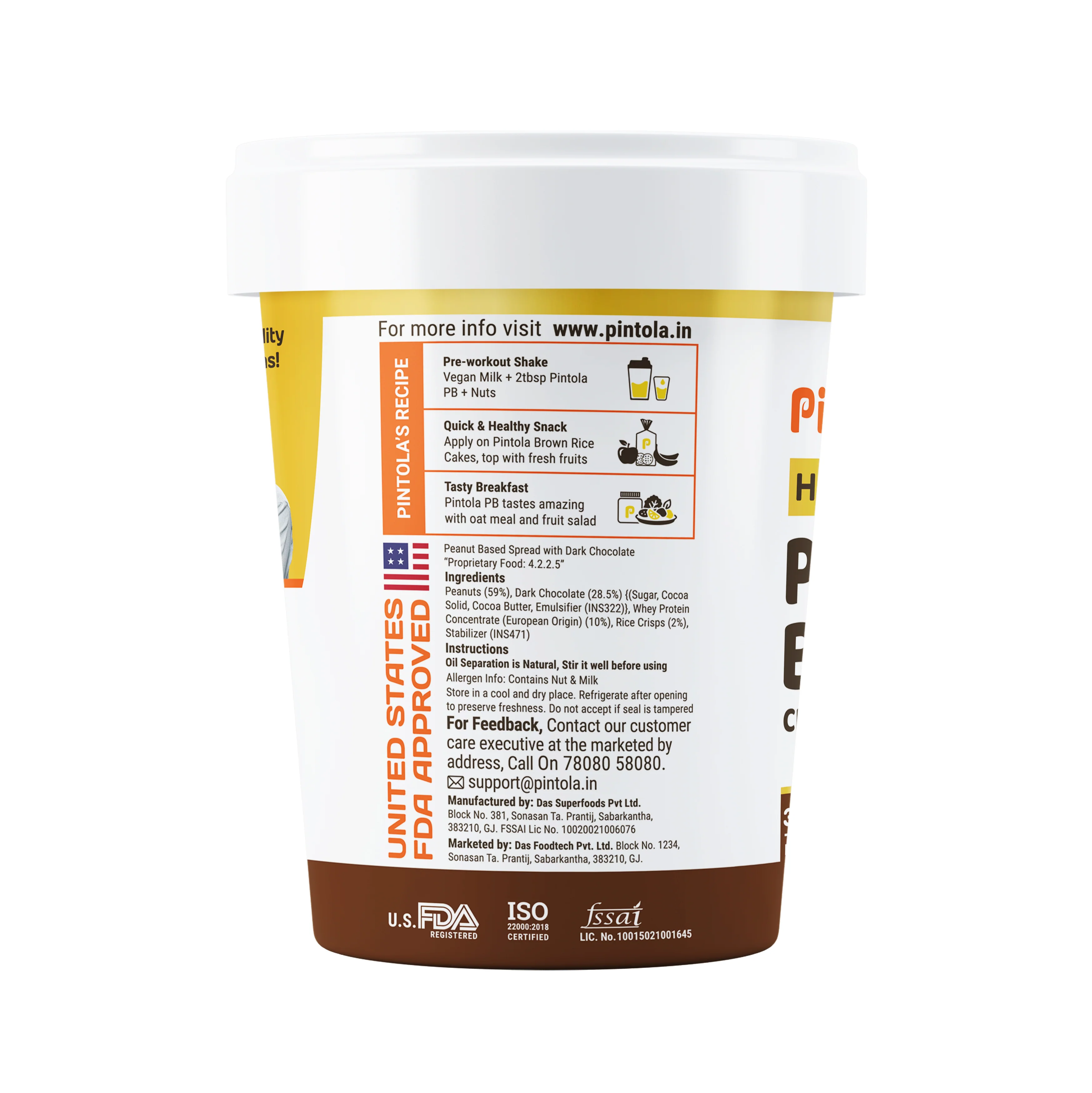 High Protein Dark Chocolate Peanut Butter - Image 8