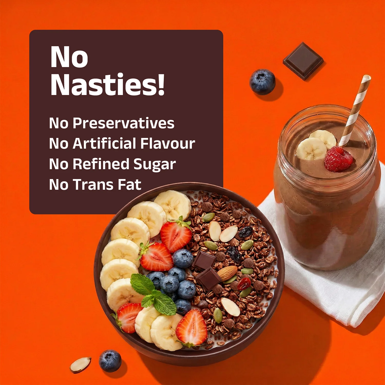 High Protein Dark Chocolate & Cranberry Muesli - Image 4