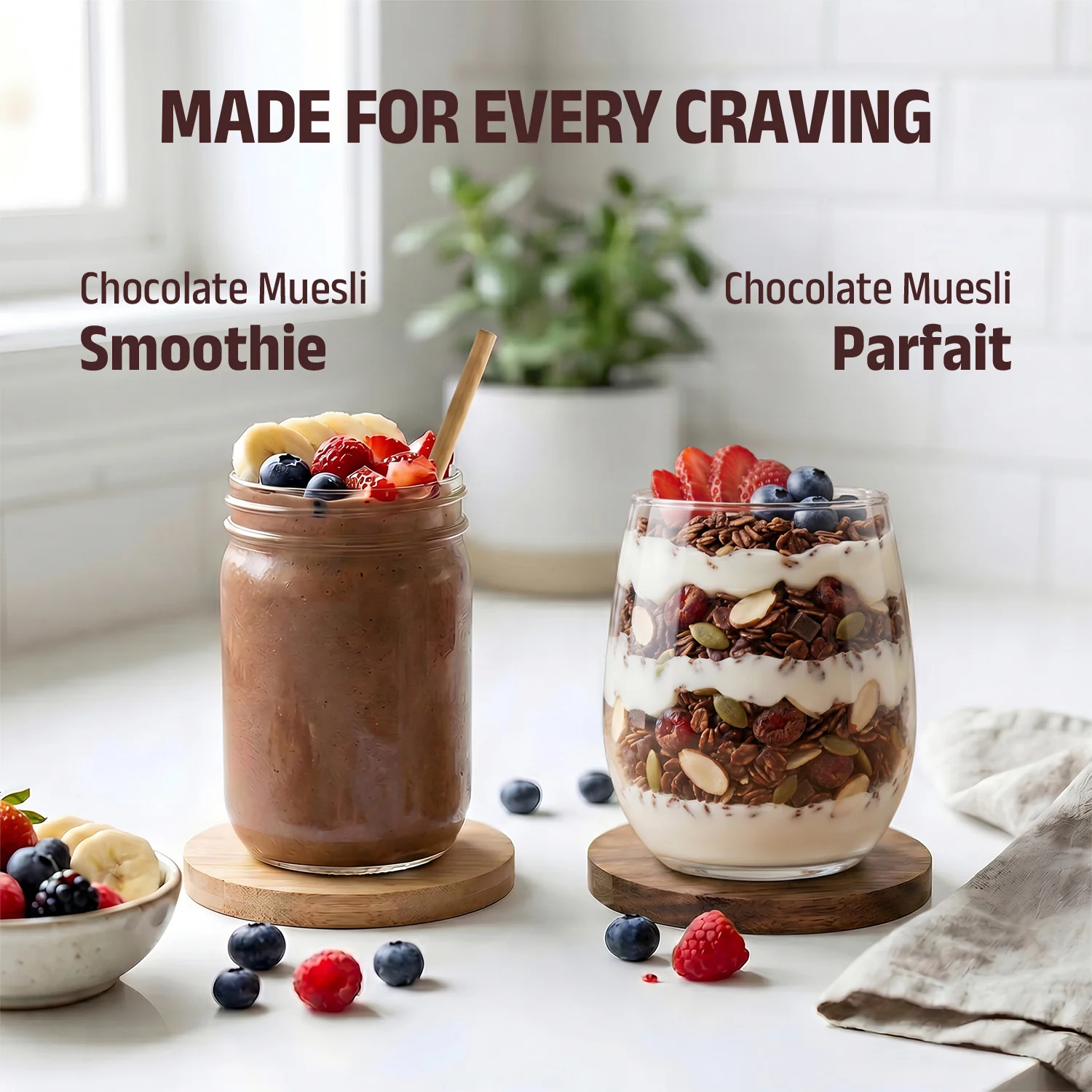 High Protein Dark Chocolate & Cranberry Muesli - Image 9