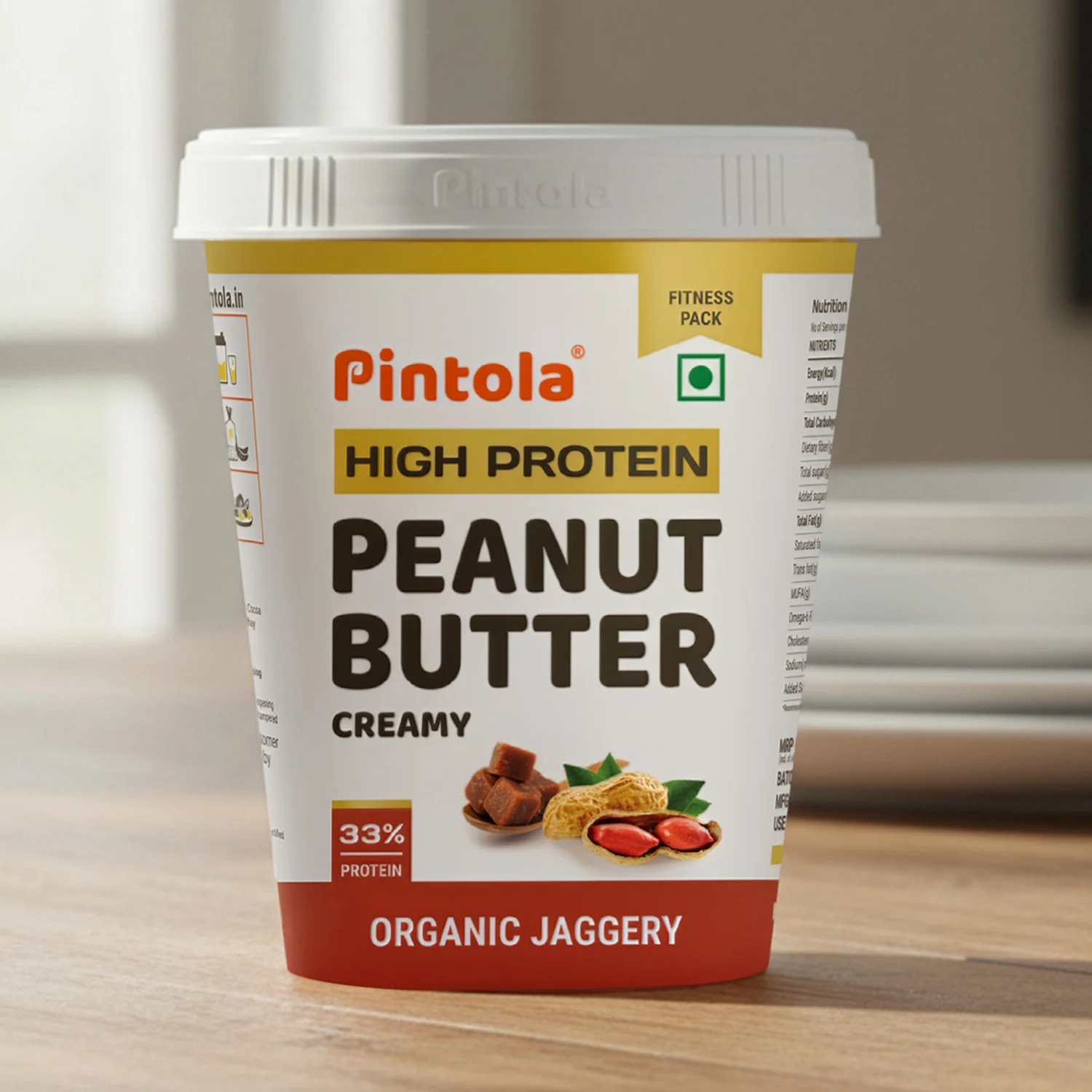High Protein Organic Jaggery Peanut Butter - Image 3
