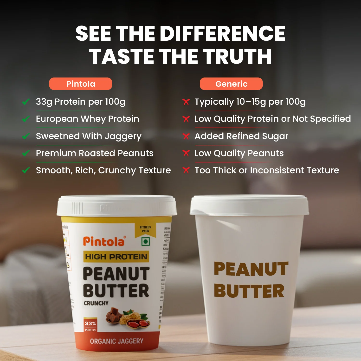High Protein Organic Jaggery Peanut Butter - Image 7