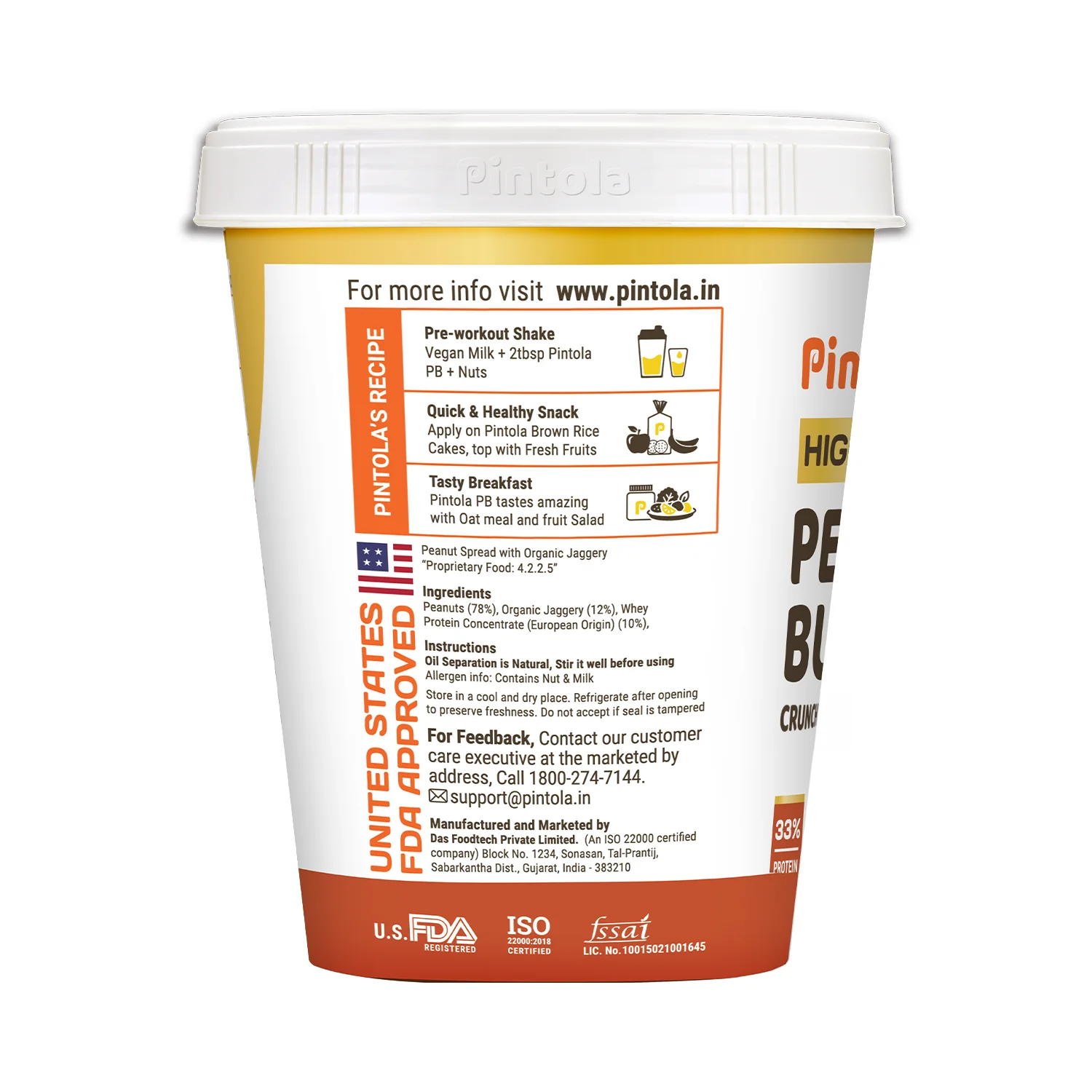High Protein Organic Jaggery Peanut Butter - Image 9