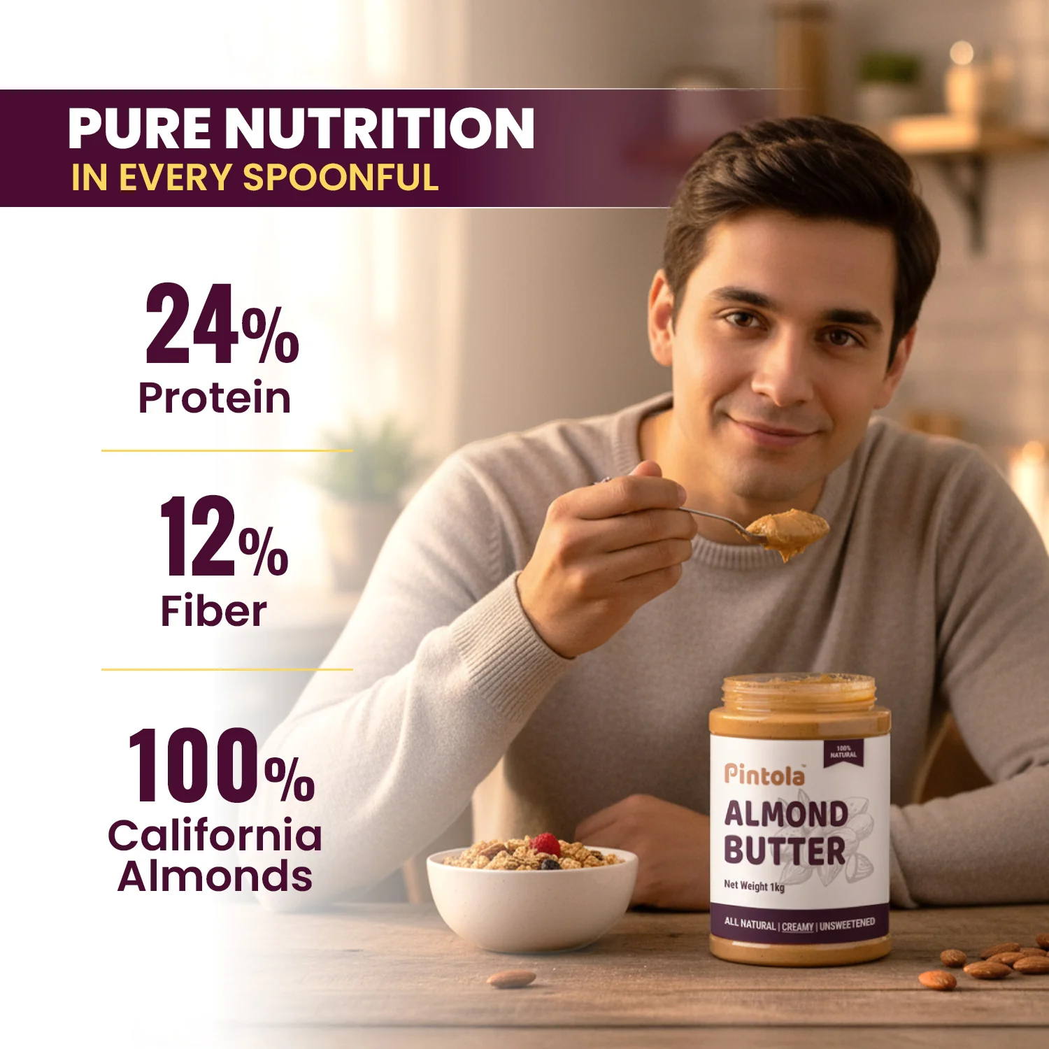 All Natural Almond Butter - Image 3
