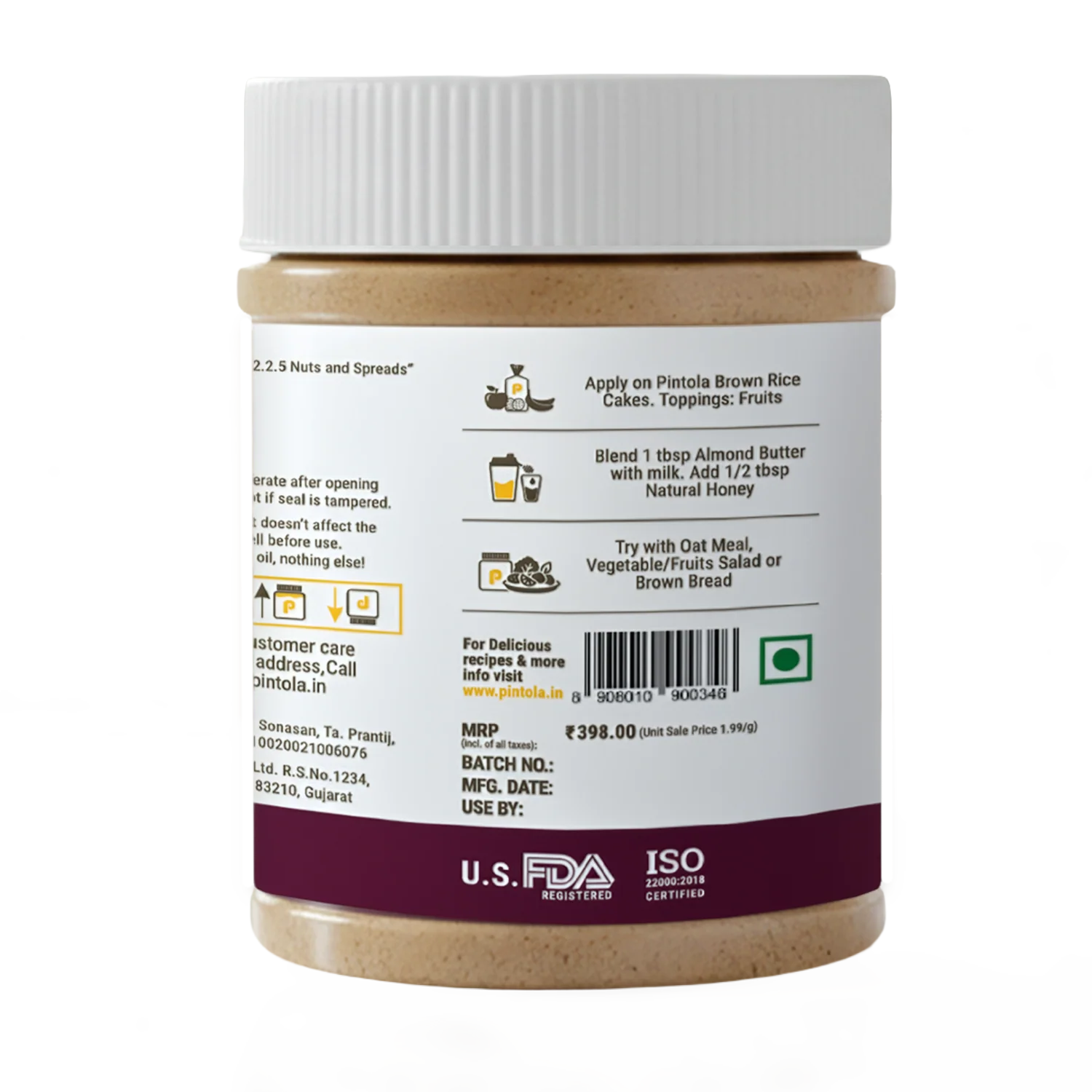 All Natural Almond Butter - Image 8