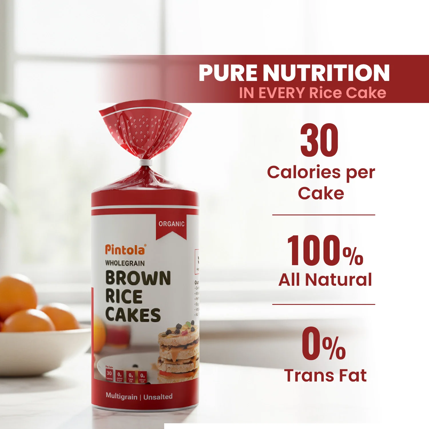 Organic Wholegrain Brown Rice Cakes - Image 14