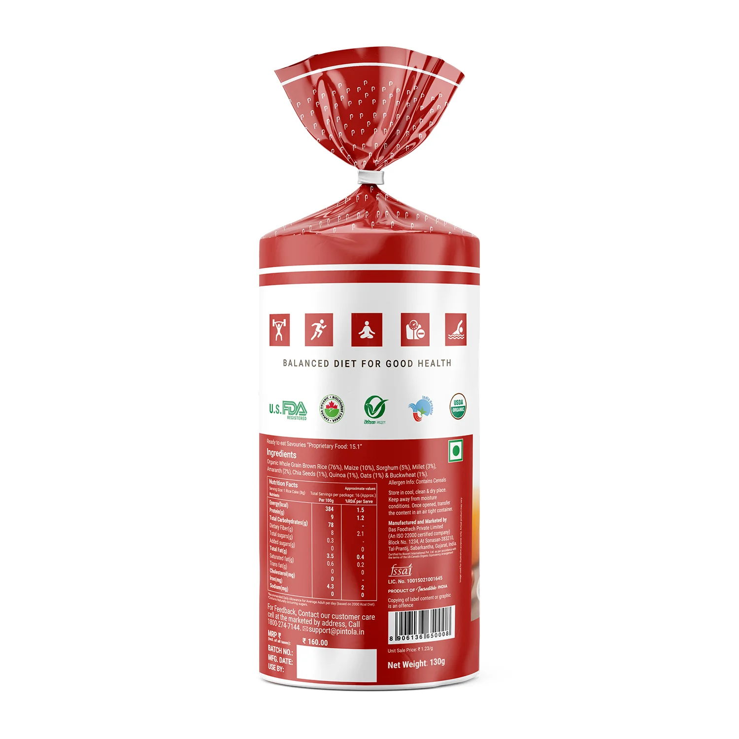 Organic Wholegrain Brown Rice Cakes - Image 18