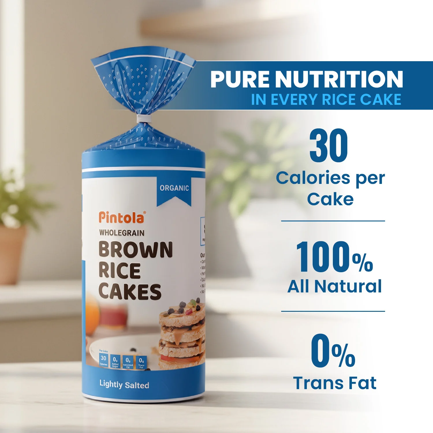 Organic Wholegrain Brown Rice Cakes - Image 9