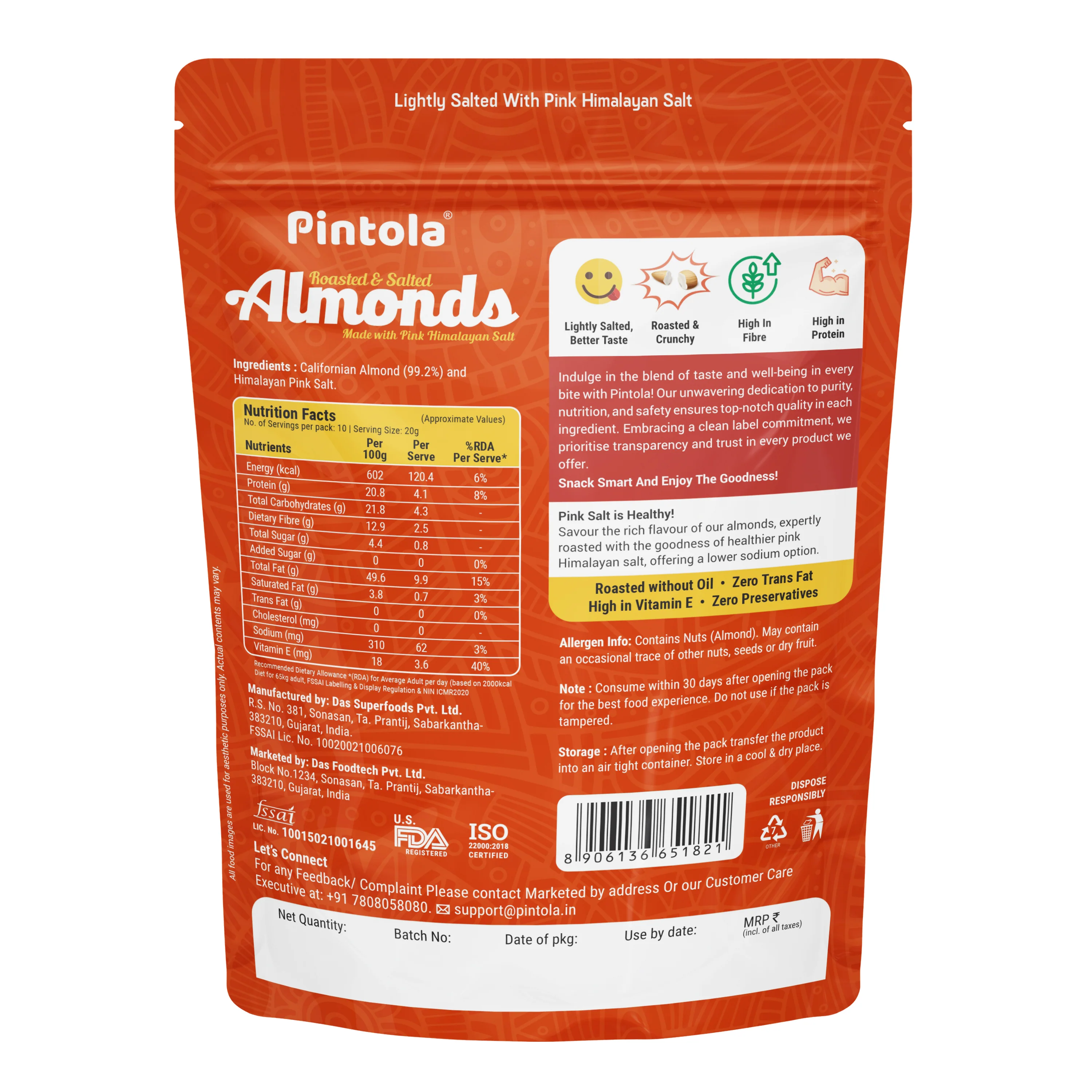 Premium Roasted & Salted Almonds - Image 7