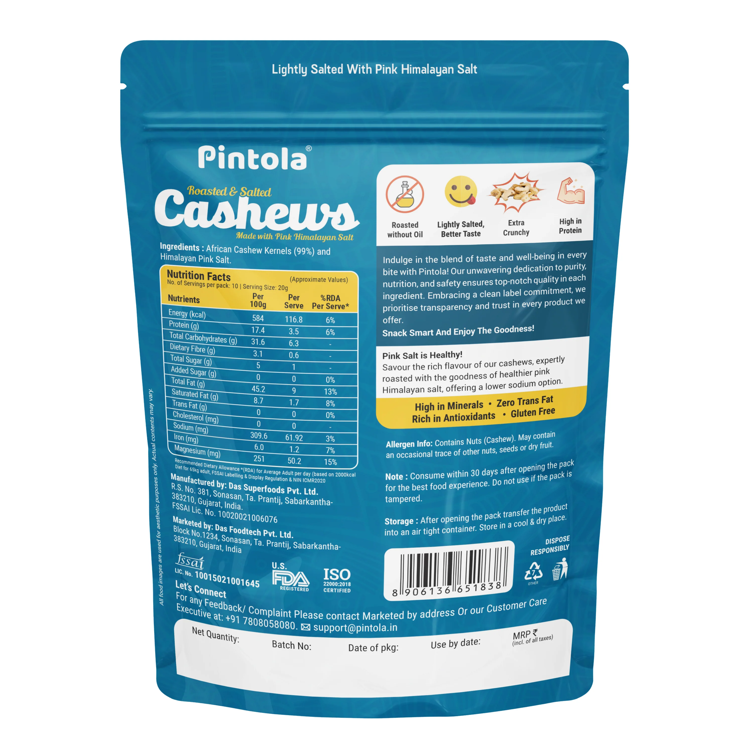 Premium Roasted & Salted Cashews - Image 7