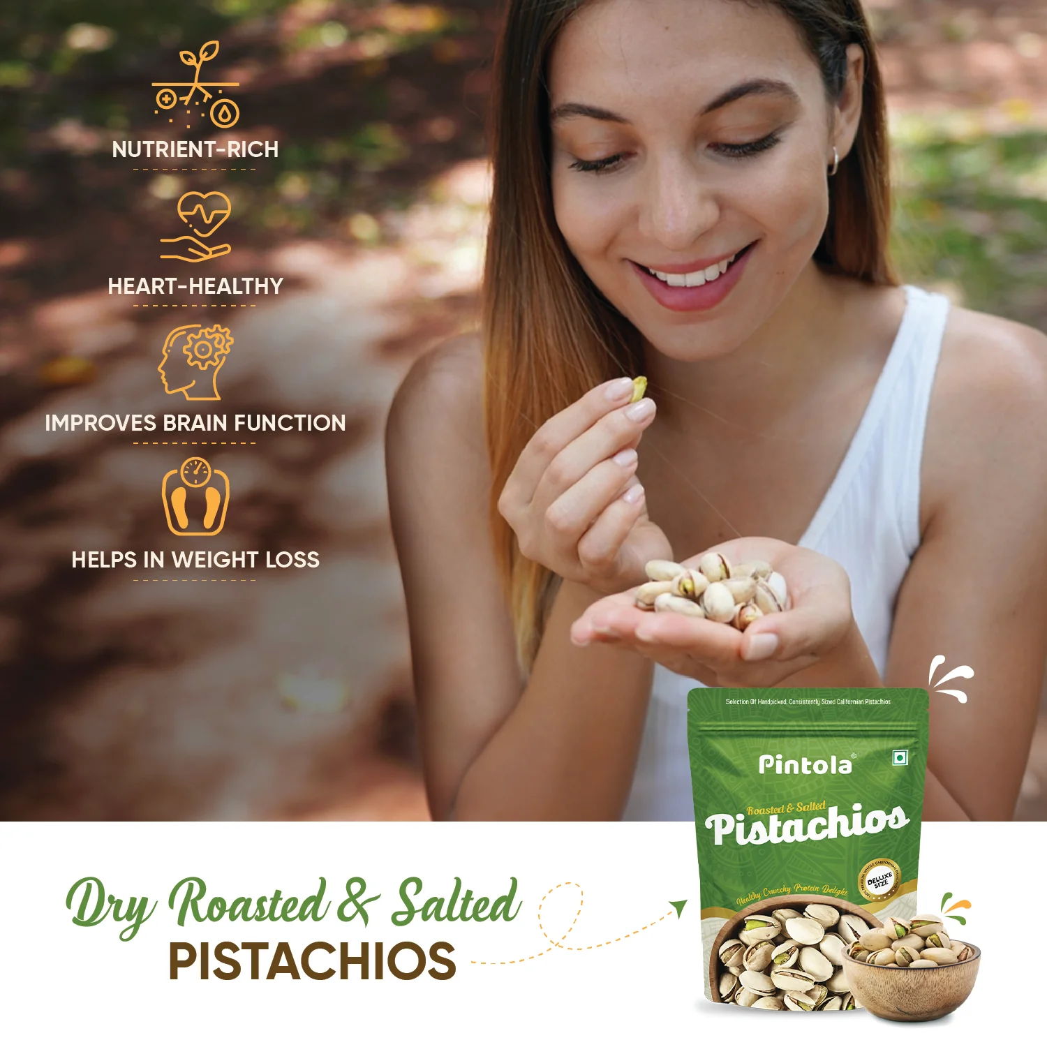 Premium Roasted & Salted Pistachios - Image 3